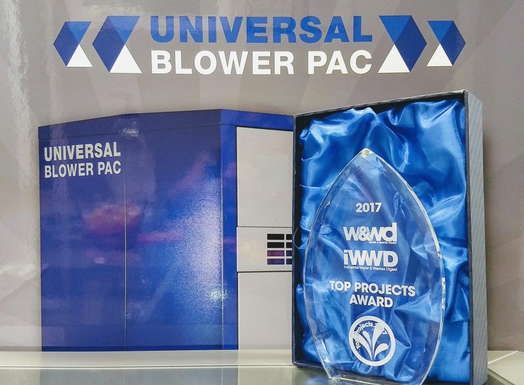 Wheeling WTP Wins 2017 Top Project Award with the 3CHybrid Blower